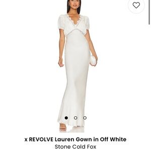 NWOT Stone Cold Fox x Revolve Lauren Gown in Off White - Sold Out Online